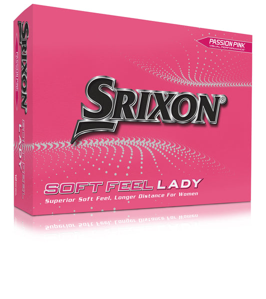 Srixon Soft Feel Lady Golf Balls - Passion Pink