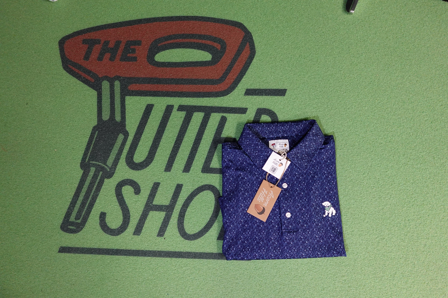 Putters the Dog Navy Polo