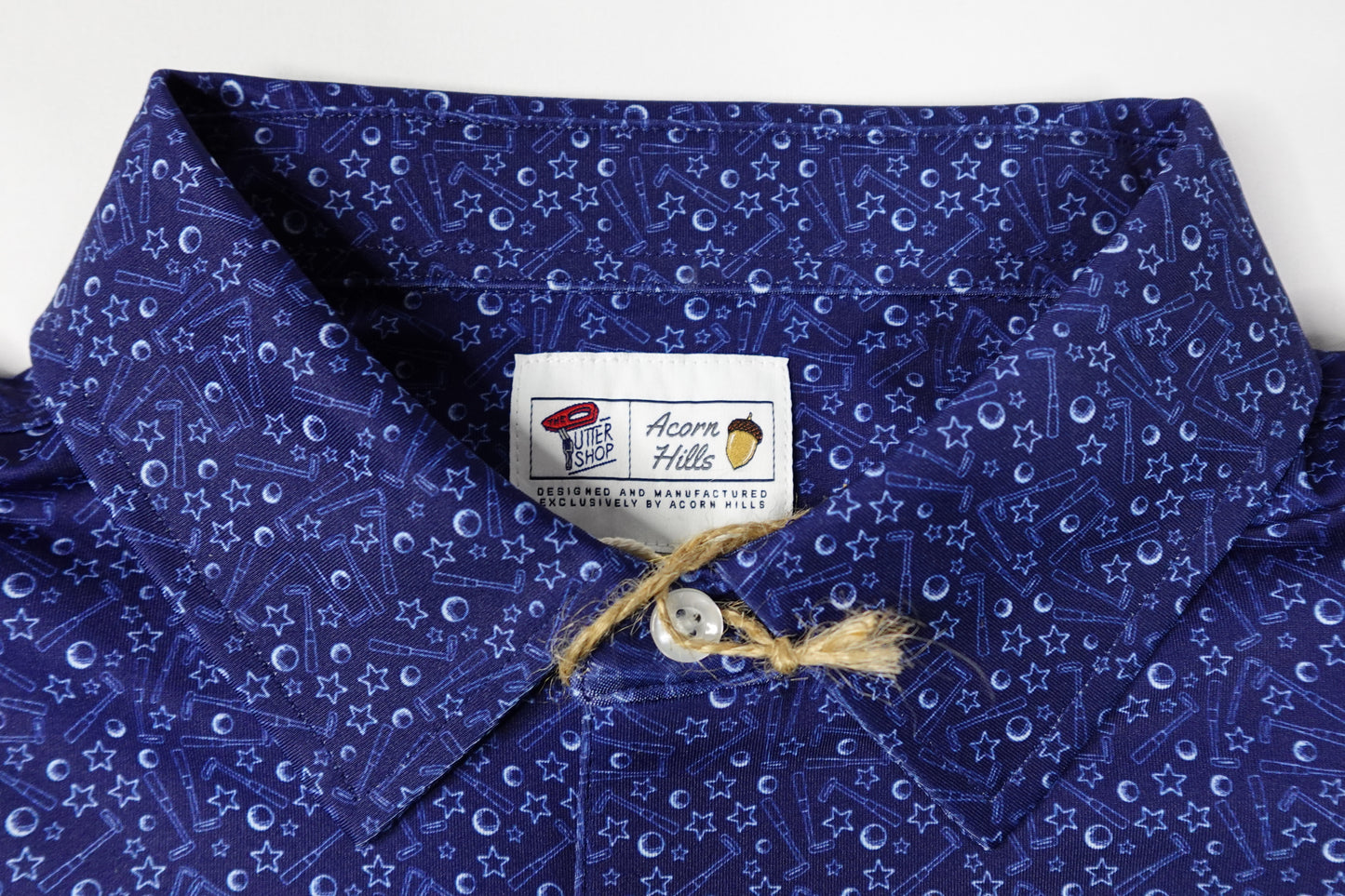 Putters the Dog Navy Polo