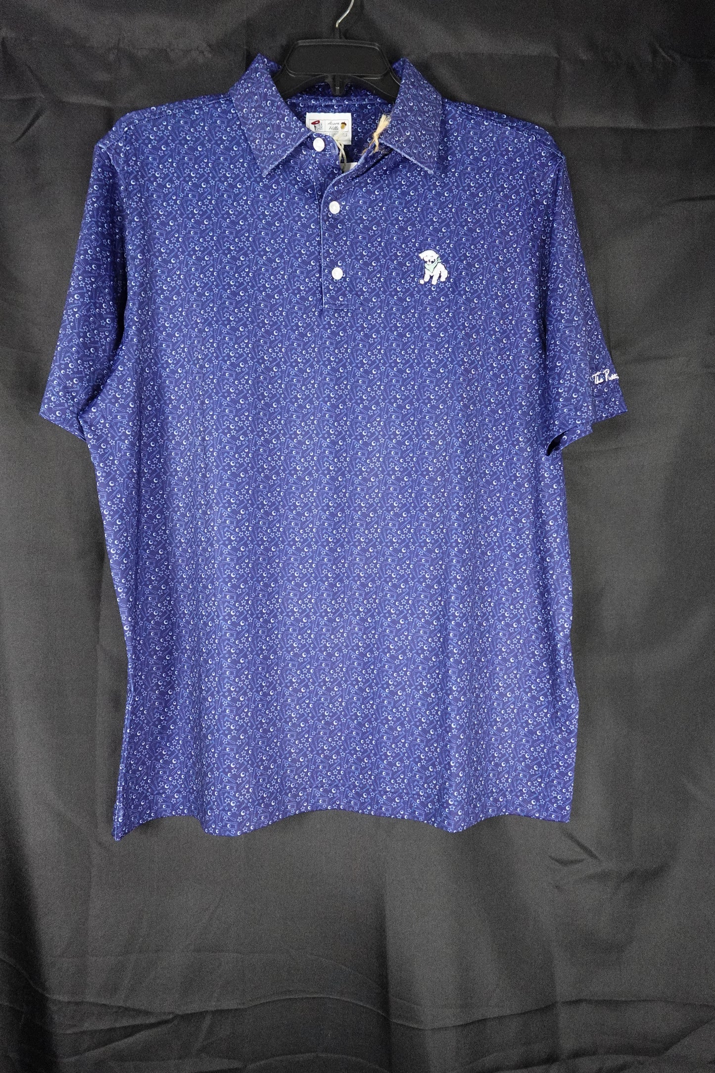 Putters the Dog Navy Polo
