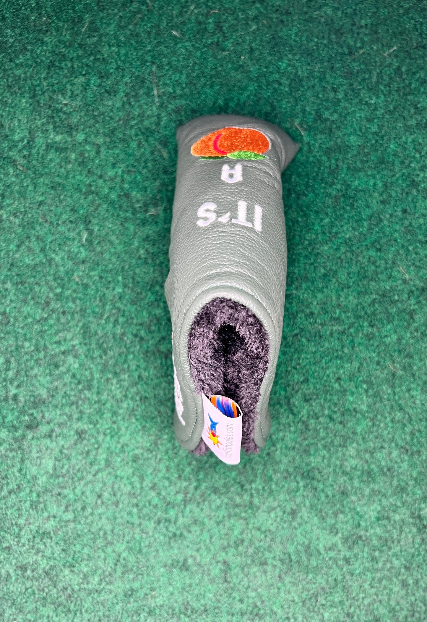 It's A Peach Green Putter Cover