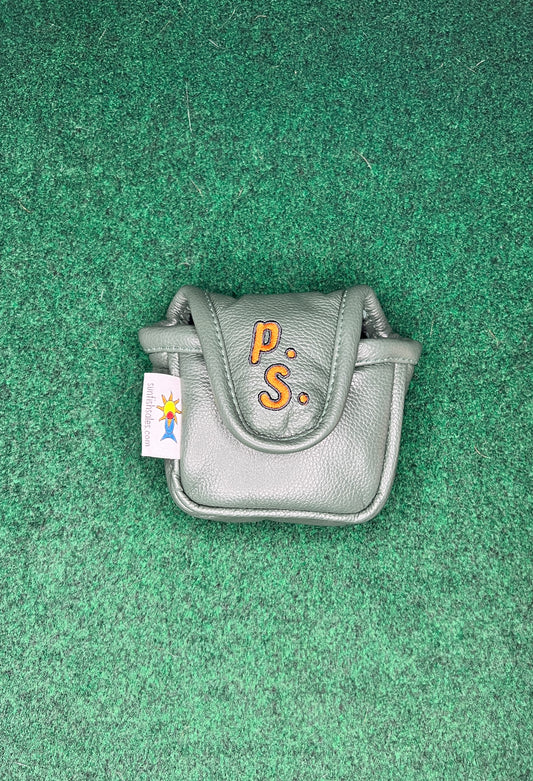 It's a Peach Green Mallet Putter Cover