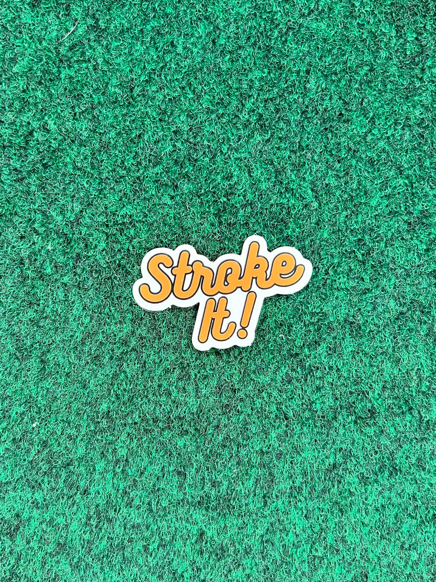 Stroke It! Sticker