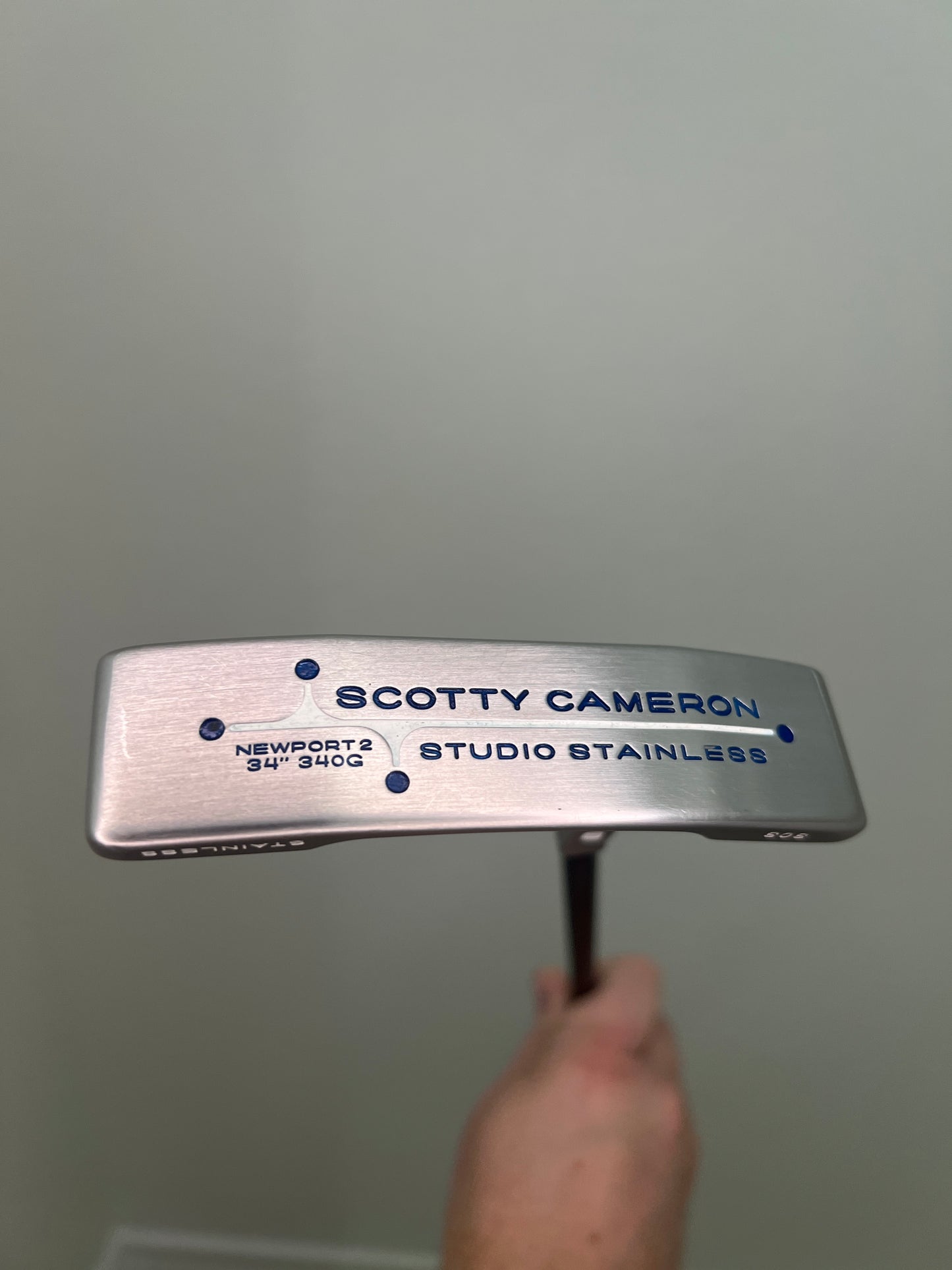 USED - Titleist Scotty Cameron Studio Stainless Newport 2 340g