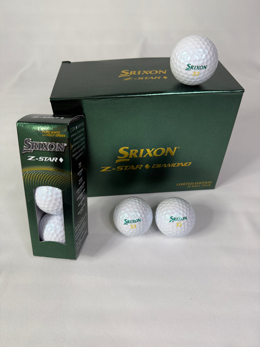 Srixon Z-Star Diamond Limited Edition Masters Golf Balls (Sleeve of 3 Balls)