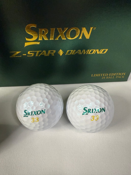 Srixon Z-Star Diamond Limited Edition Masters Golf Balls (Sleeve of 3 Balls)