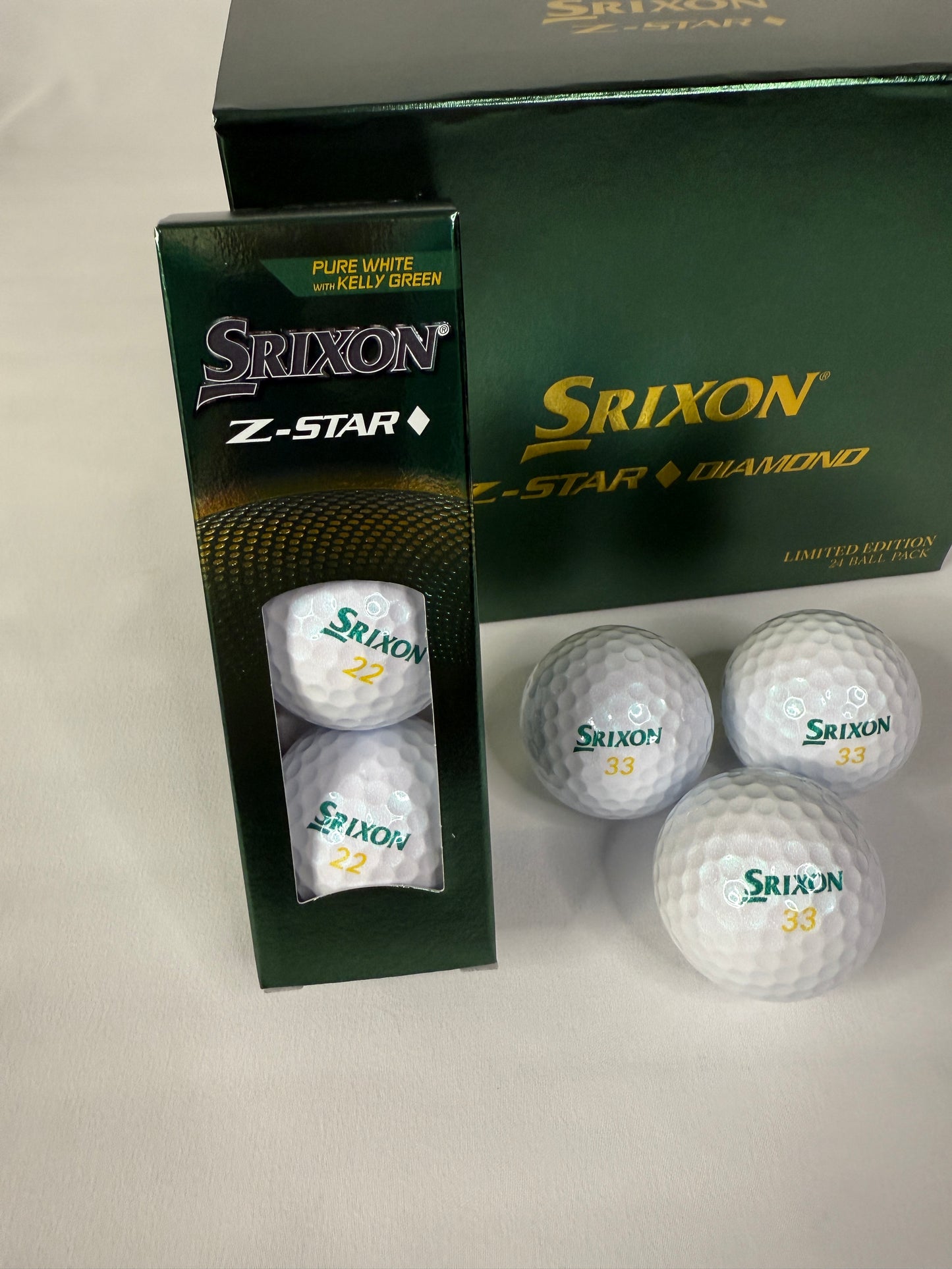 Srixon Z-Star Diamond Limited Edition Masters Golf Balls (Sleeve of 3 Balls)