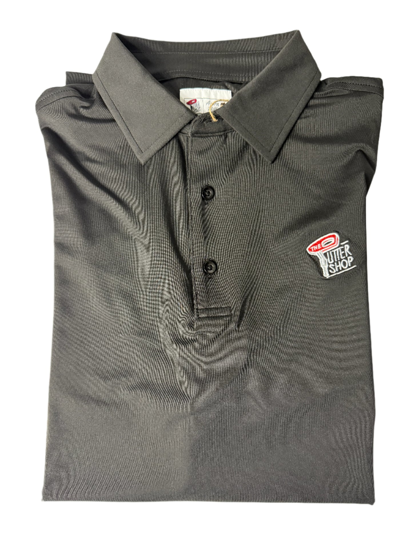 The Putter Shop Black Pro Polo