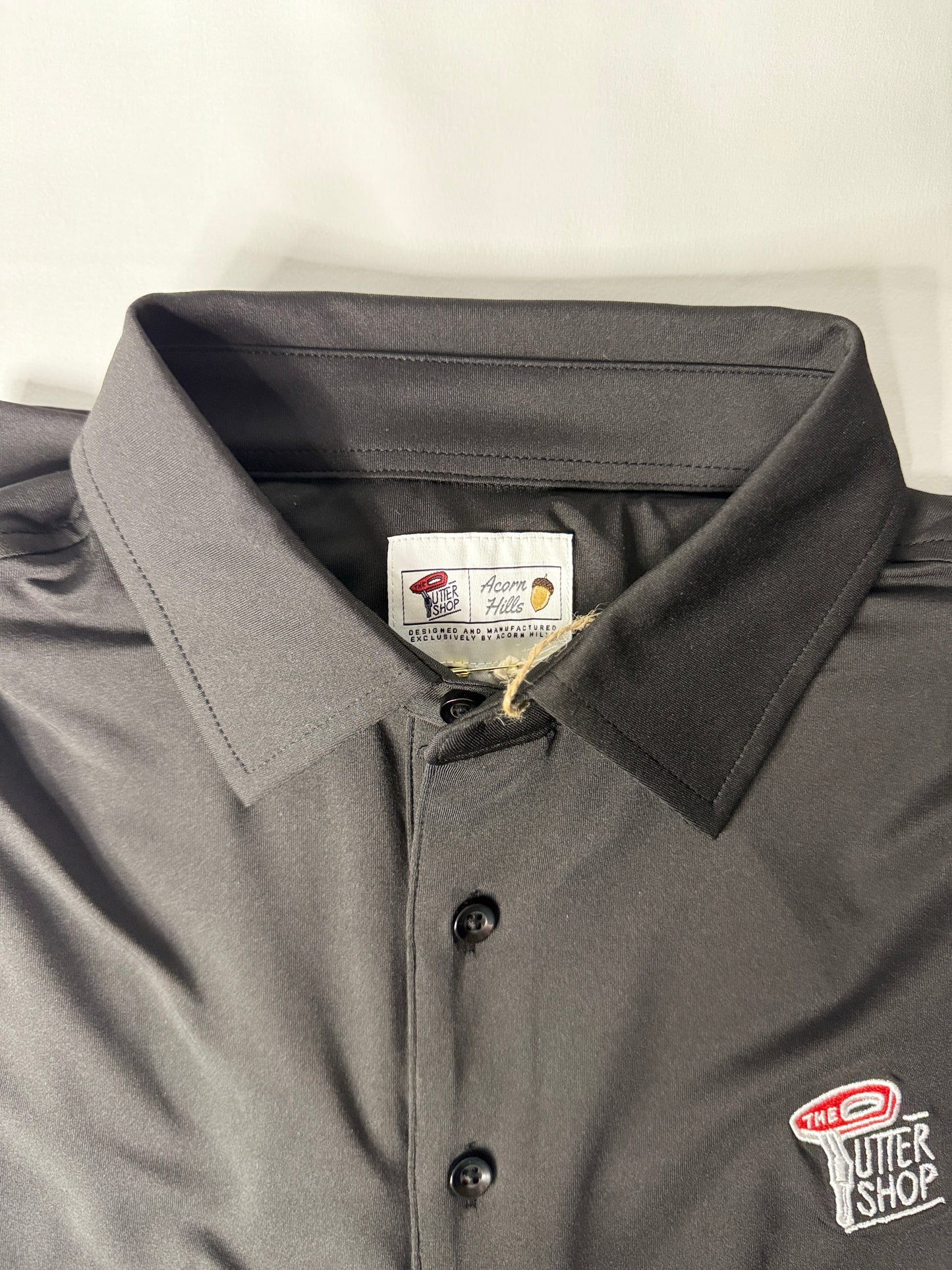The Putter Shop Black Pro Polo