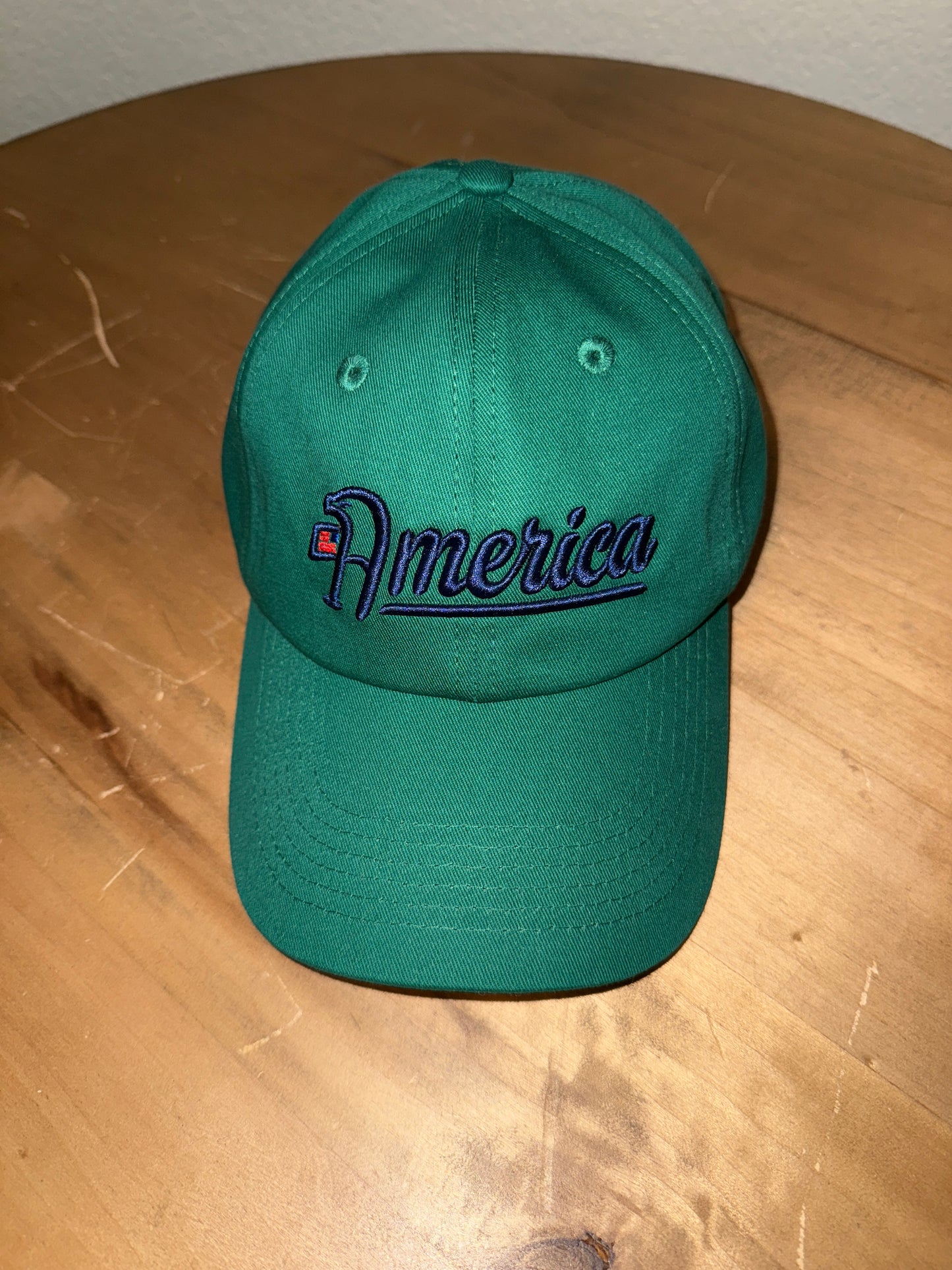 America Golf Dad Hat - Kelly Green