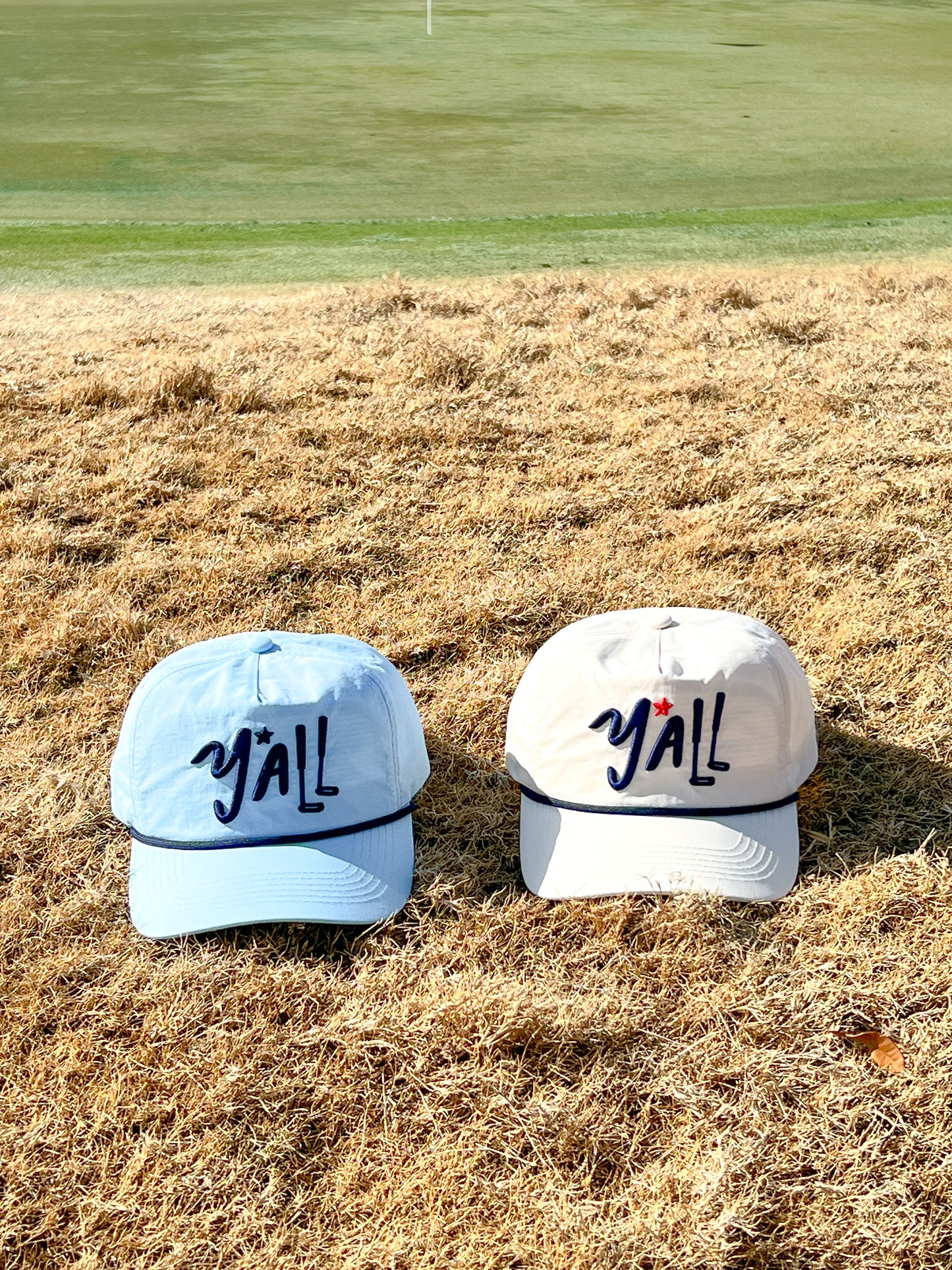 Y'ALL Bone 5-Panel Nylon Rope Golf Snapback Hat