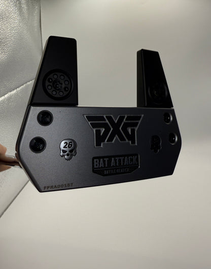 RIGHTY - NEW PXG Battle Ready II Bat Attack Putter with M16 shaft, Double Bend Hosel, 34", and Straight II PXG Grip