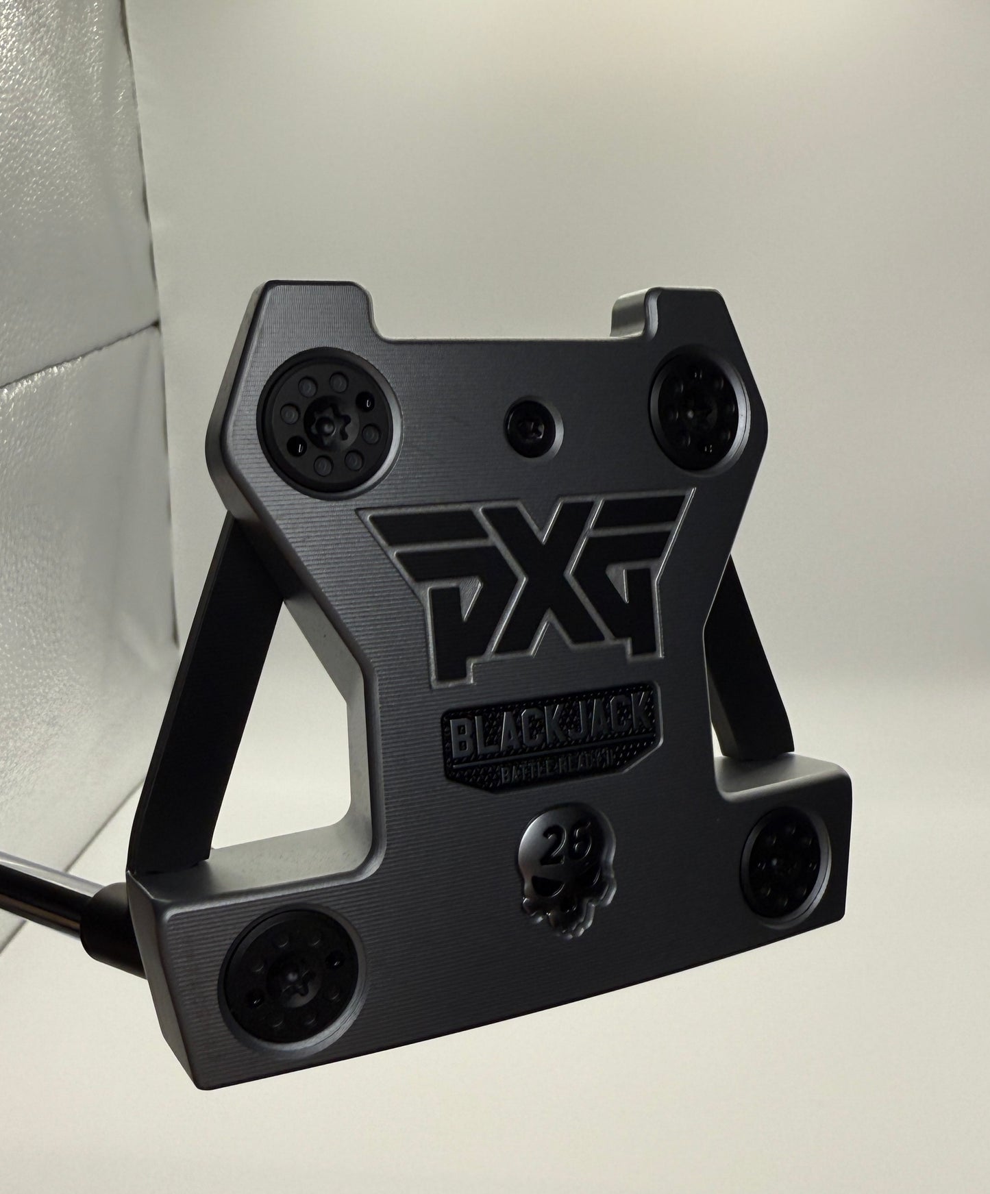 RIGHTY - NEW PXG Battle Ready II Blackjack Putter with M16 shaft, Plumber's Neck, 35", and Straight II PXG Grip