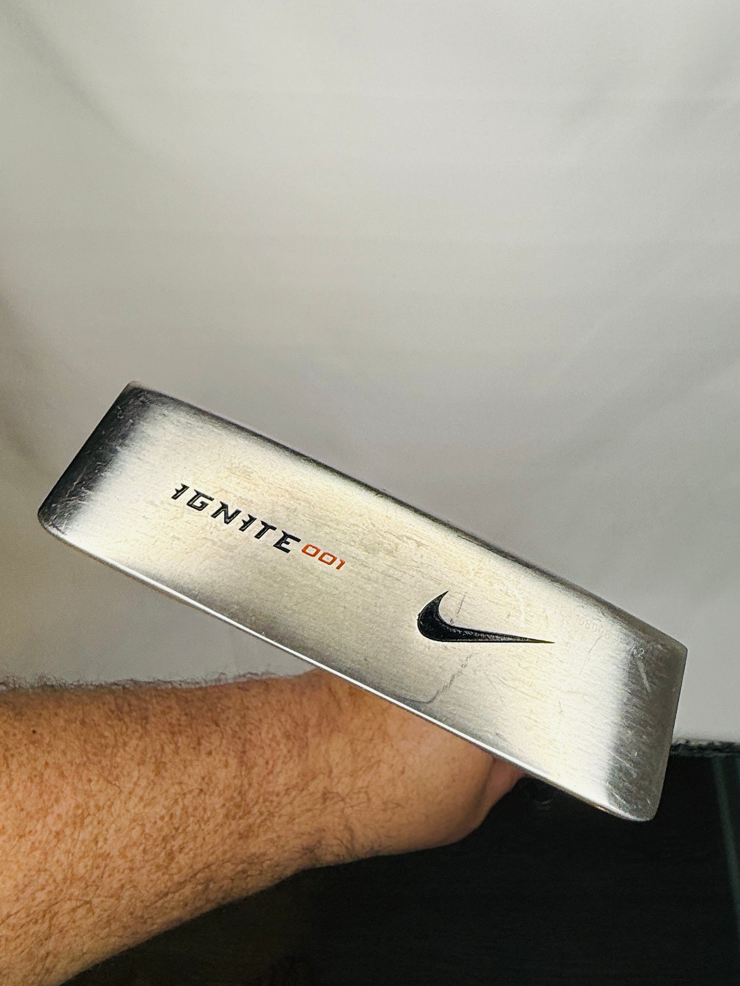 NIKE Ignite 001 35" Plumbers Neck Newport 2-Style Blade Putter. New Super Stroke Tour 1.0 Grip.