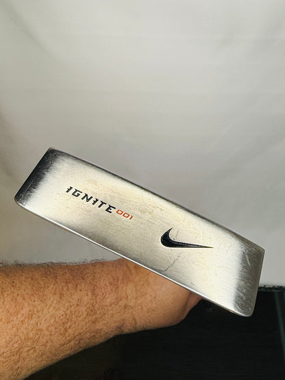 NIKE Ignite 001 35" Plumbers Neck Newport 2-Style Blade Putter. New Super Stroke Tour 1.0 Grip.