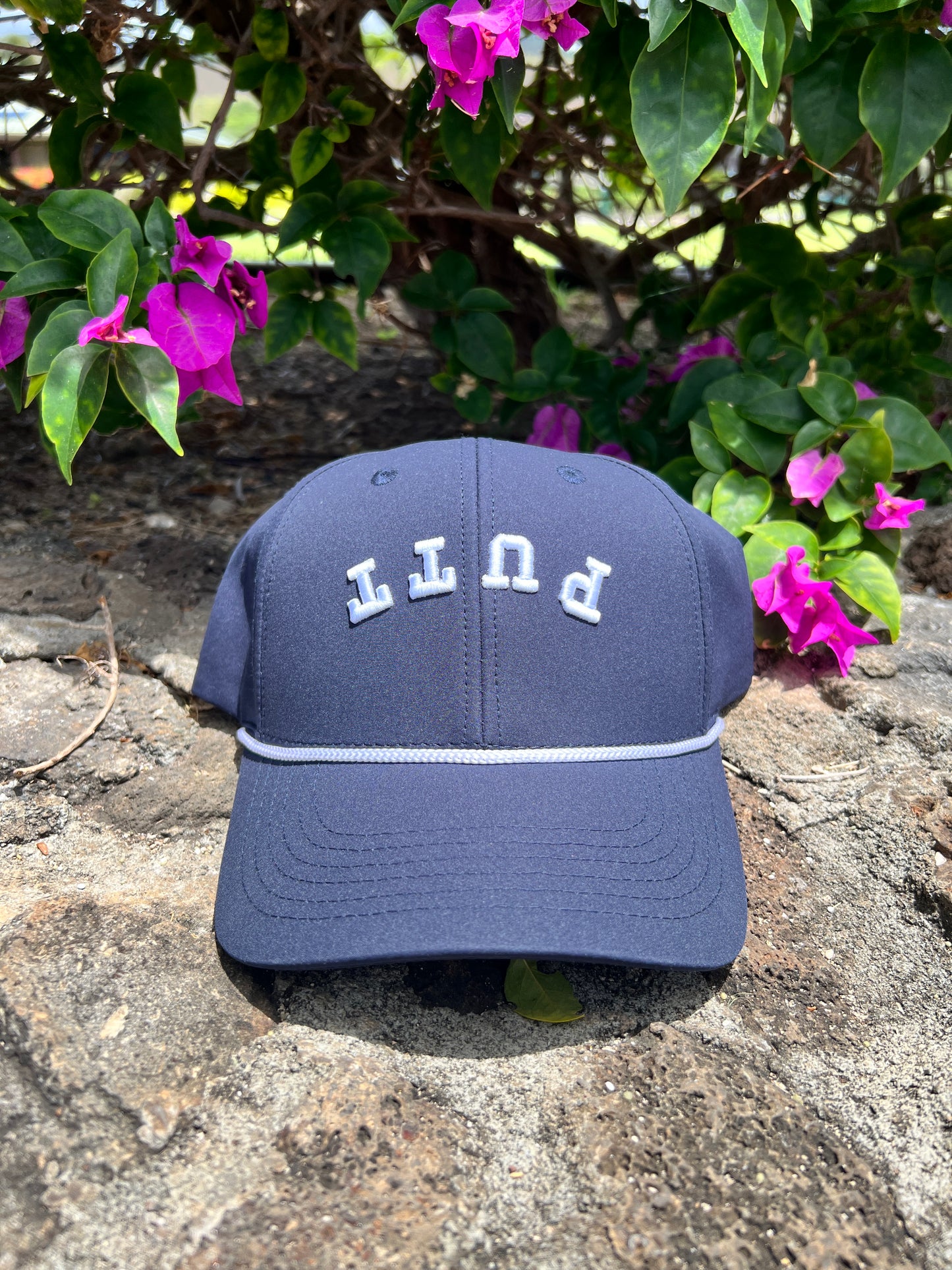 Navy PUTT 6-Panel Performance Structured Rope Hat