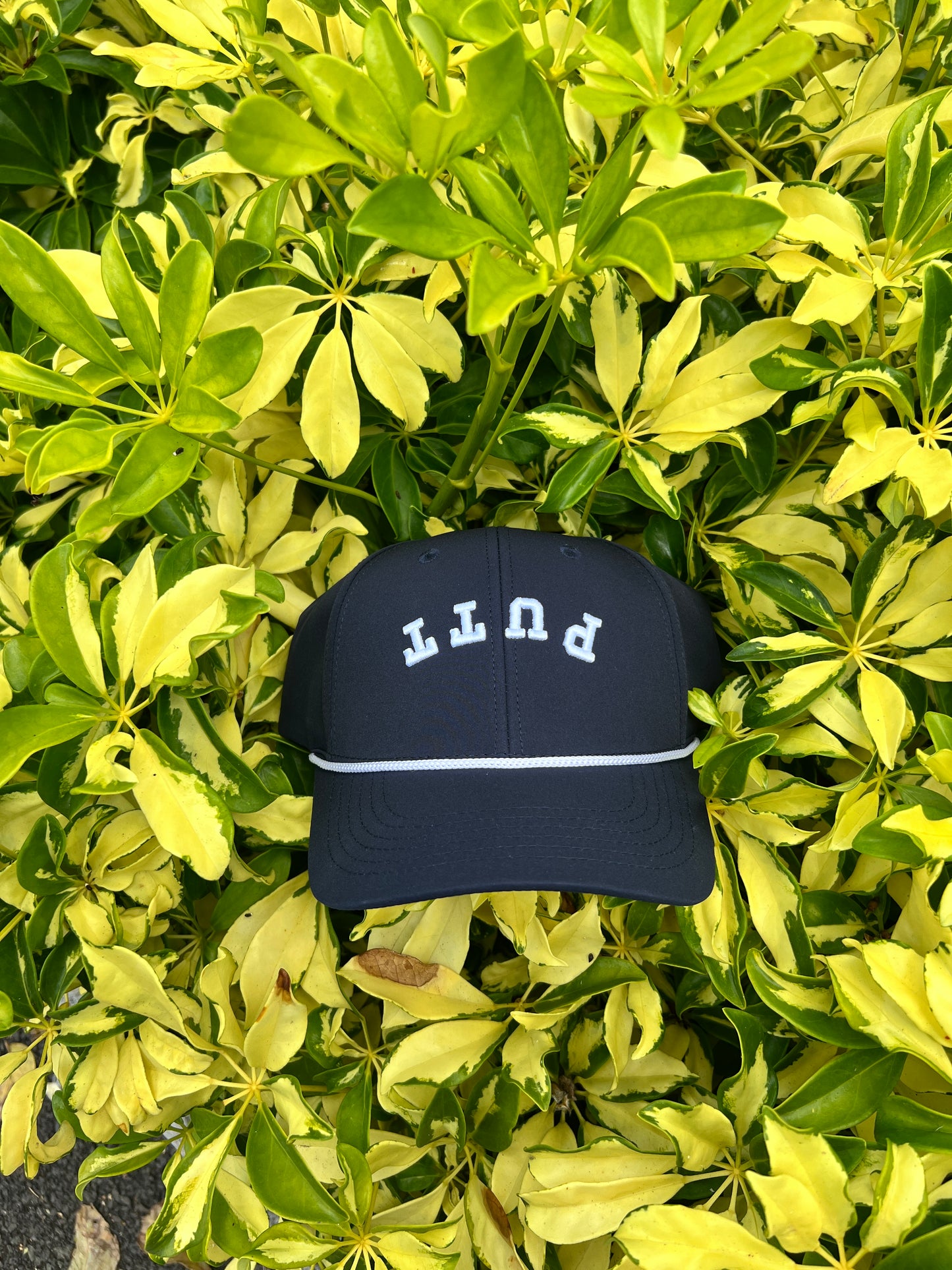 Navy PUTT 6-Panel Performance Structured Rope Hat