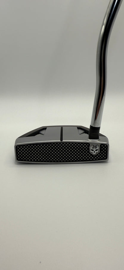 RIGHTY - NEW PXG Battle Ready II Blackjack Putter with Double Bend steel shaft, 34", and Straight I PXG Grip