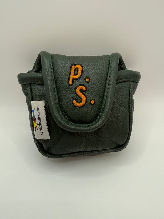 It's a Peach Green Mallet Putter Headcover