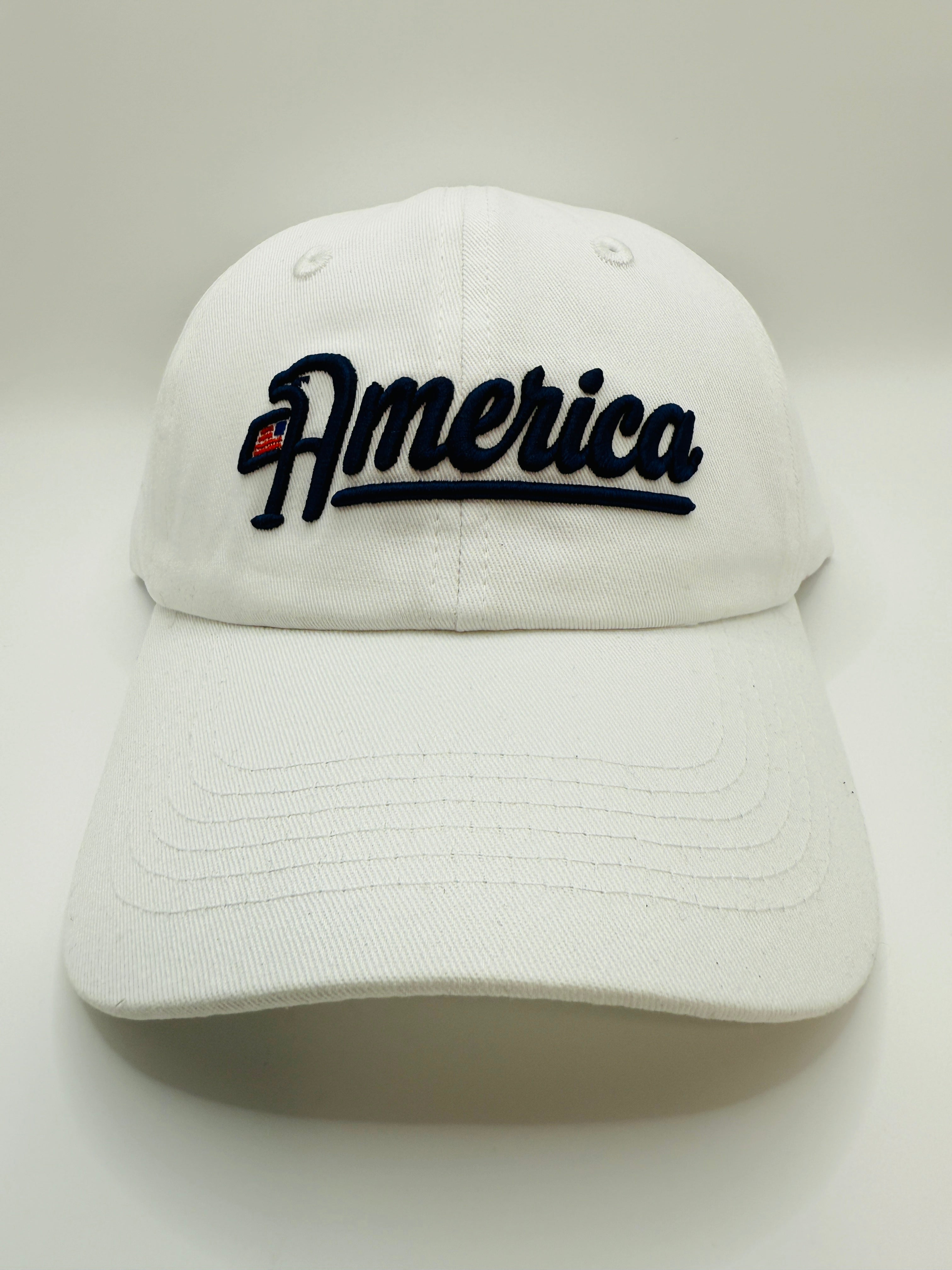 America Golf Dad Hat - White – The Putter Shop