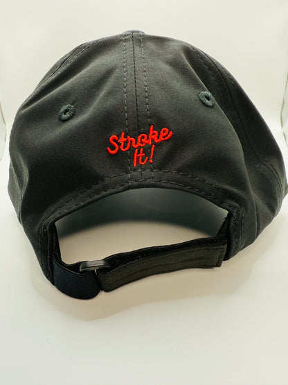 Black Putter Shop 6-Panel Performance Structured Golf Hat