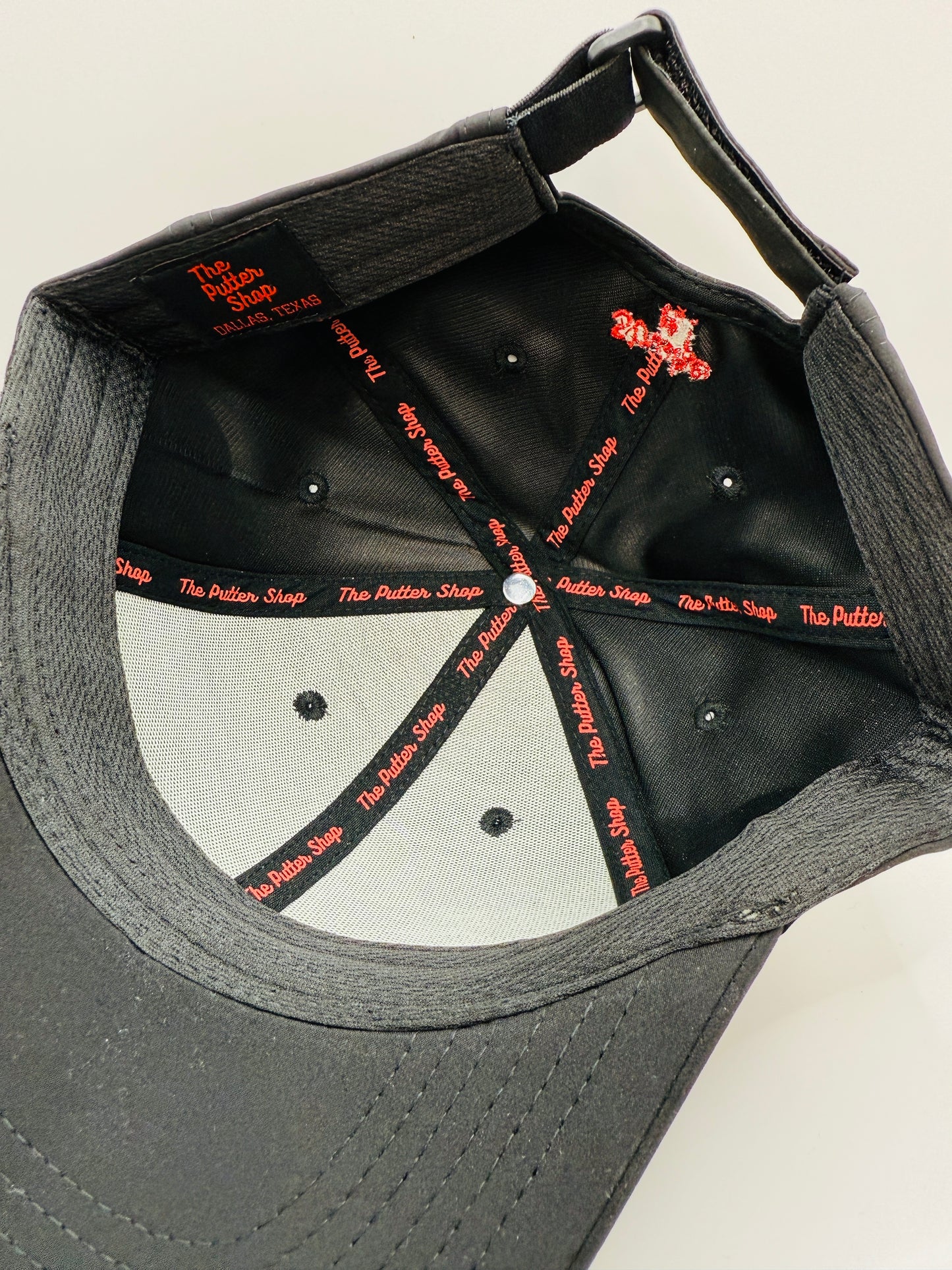 Black Putter Shop 6-Panel Performance Structured Golf Hat