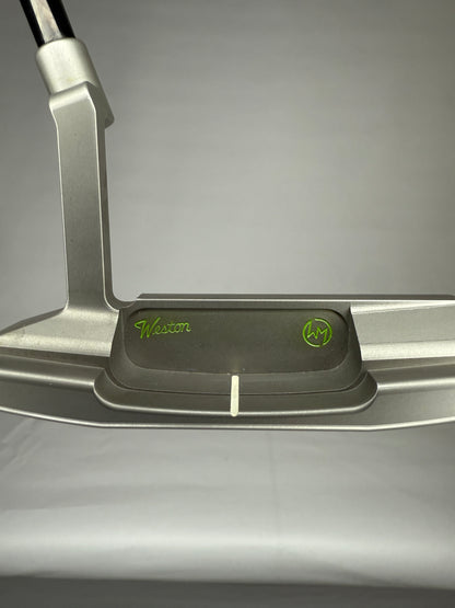 Weston Maughan Highland Putter 35" 303 German Stainless Steel Hand Stamped MINT