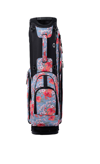 Srixon Hawaii Floral Collection S3 Stand Bag - Blue and Pink