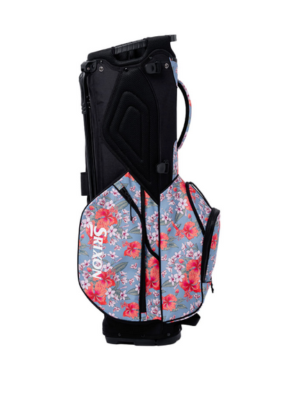 Srixon Hawaii Floral Collection S3 Stand Bag - Blue and Pink